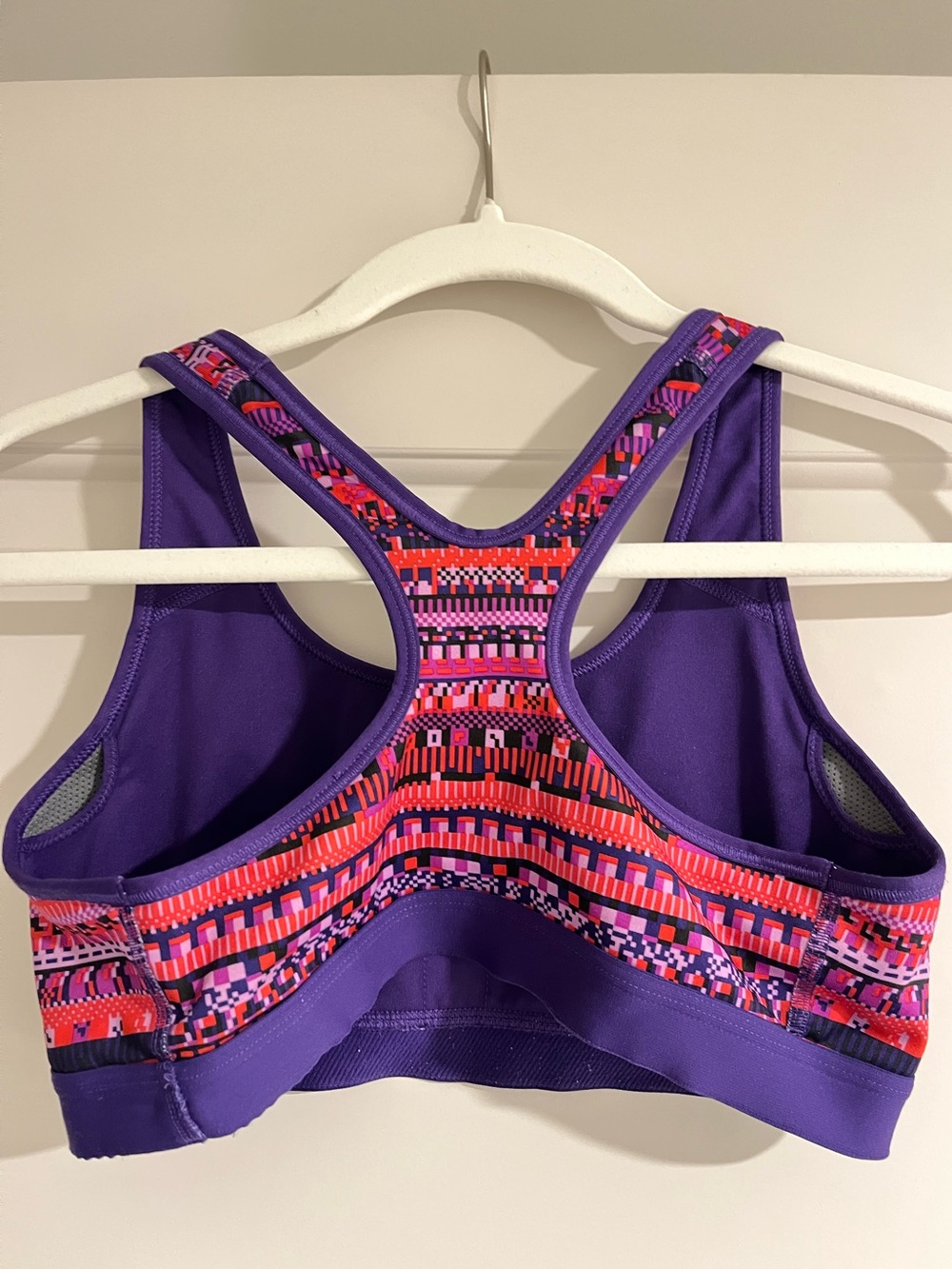 Nike Pro Dri-FIT Women's Sports Bra Aztec Purple Size Medium - Picture 2 of 6